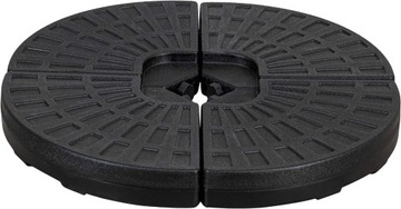 Amazon Basics HDPE Podstawka pod Parasol 48 x 48 x 7 cm