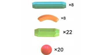 МАГНИТНЫЕ КРУГКИ ДЛЯ ДЕТЕЙ МАГНИТНЫЕ ПАЛОЧКИ 58 шт.