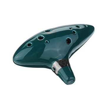 12 Holes Alto C Zelda Ocarina Ceramic Vessel
