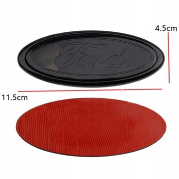 EMBLEMAT Ford 11.5x4.5cm-Czarny