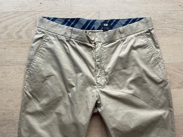 Spodnie chinos H&M rozm. W32L32