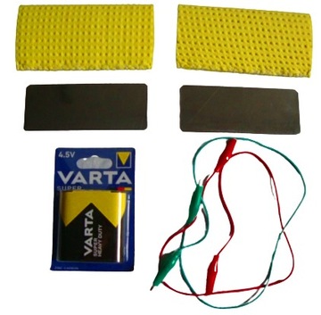 Zestaw do jonoforezy potliwosc pach doły pachowe BARDZO SKUTECZNY 4,5V ELEC