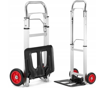 Wózek magazynowy transportowy składany alu 90kg