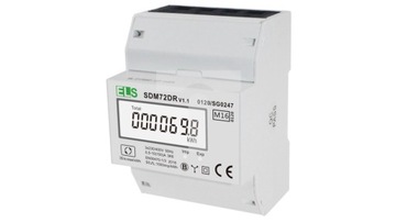 Licznik energii elektrycznej LCD 3-fazowy 100A 3x230/400V z resetem SDM72DR
