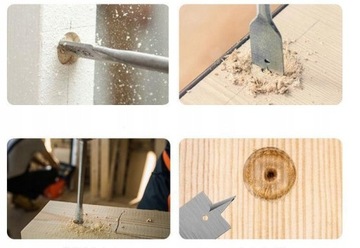 СВЕРЛО ПО ДЕРЕВУ С ШЕСТИГРАННОЙ СТРУПКОЙ 1/4