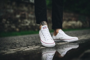 CONVERSE Trampki Chuck Taylor All Star białe niskie 42.5