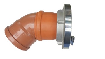 Быстроразъемный соединитель для септика 110 с патрубком ПВХ НОВИНКА