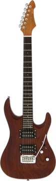 Aria MAC-DLX STBR gitara elektryczna