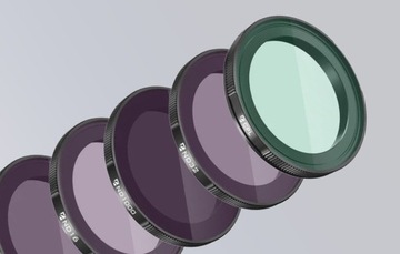 НАБОР ИЗ 6 ФИЛЬТРОВ FREEWELL ДЛЯ DJI ACTION 4 ND8 ND16 ND64 ND1000 CPL + ЧЕХОЛ