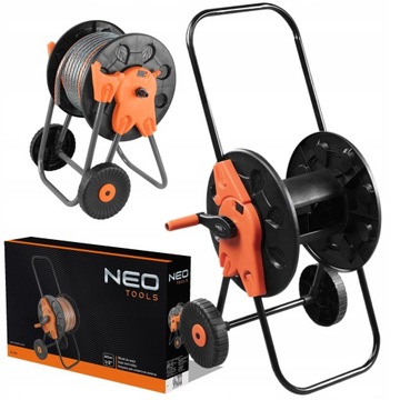 Подставка для садового шланга на тележке, катушка для шланга 1/2, 60 м, катушка 15-793 NEO Tools