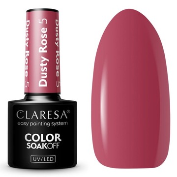 Lakier Hybrydowy do Paznokci Claresa Dusty Rose 5