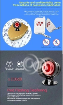 Сигнализация Беспроводной PIR-датчик двери Сирена Звуковой сигнал