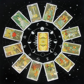 ZESTAW KLASYCZNYCH KART TAROTA SMITH WAITE TAROT
