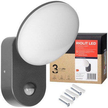 Lampa Zewnętrzna Elewacyjna Czujnik Ruchu LED 15W