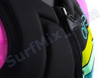 ONEILL Женский жилет Slasher Kite с молнией спереди Черный/Черный 2022 S