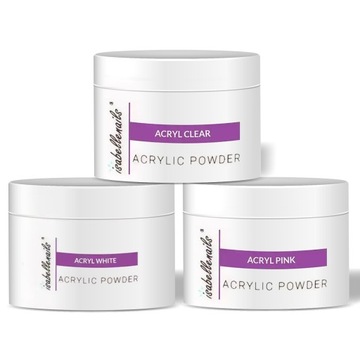 Набор акрила для ногтей Isabellenails, 3x акриловая пудра, 15 мл, жидкий прим