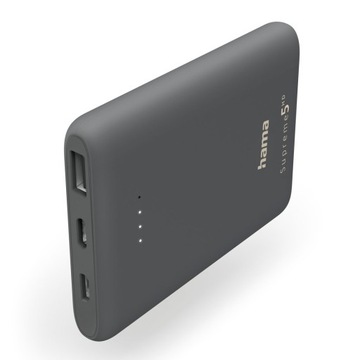 Powerbank Hama 5000 mAh USB A, USB C + kabel