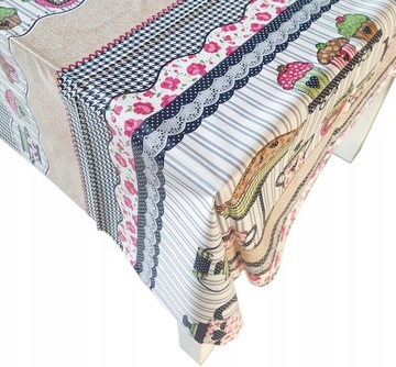 CERATA NA STÓŁ OBRUS WODOODPORNY MIX WZORÓW 130cm