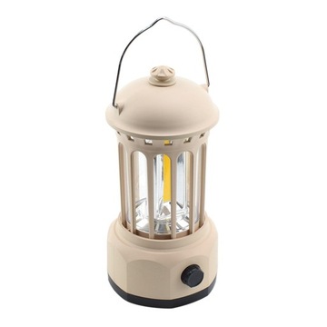 d-Retro Style Outdoor Light COB Waterproof Decorative Camping Lantern White