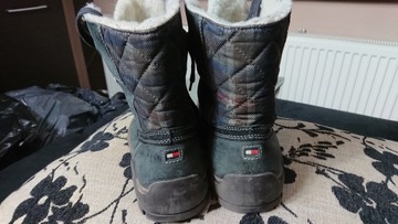 buty śniegowce HILFIGER r. 41 26,5 cm. ciepłe