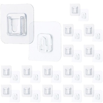 КРЮЧОК САМОКЛЕЯЩИЙСЯ ДВУСТОРОННЯЯ ВЕШАЛКА 15 КГ 2в1