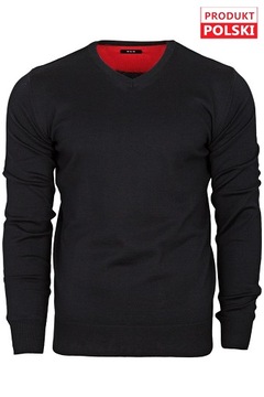 sweter męski serek M&M PRODUKT POLSKI rozm.XXL