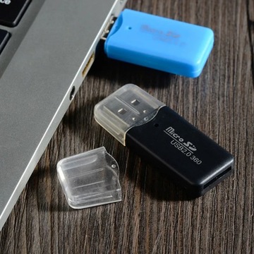 CZYTNIK KART MICRO SD WEJŚCIE USB 2.0 MIX KOLOR