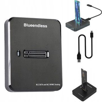 ADAPTER DYSKU SATA/NVME M.2 SSD OBUDOWA USB 3.1