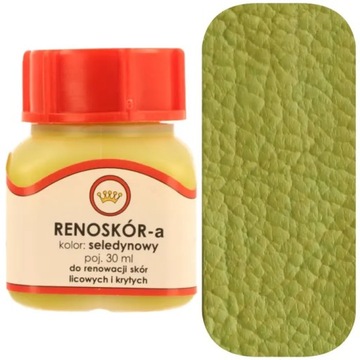 FARBA do skóry Renoskór 30ml WILBRA - seledyn