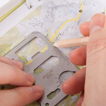 Нож для карты выживания 11 в 1