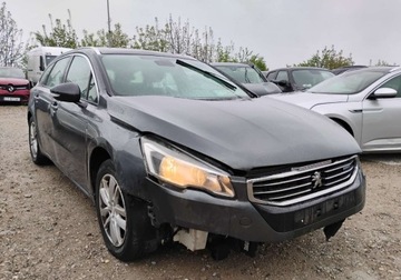 Peugeot 508 I SW Facelifting 1.6 BlueHDi 120KM 2015 Peugeot 508 SW 2015r, 1.6 HDI. Uszkodzony przod. Jezdzi. 1.6 Diesel