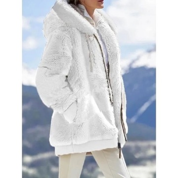 Winter Women Jackets Plush Casual Oversize Fleece