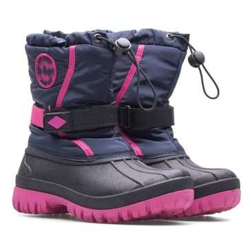 BUTY ZIMOWE DZIECIĘCE LEE COOPER ŚNIEGOWCE OCIEPLANE OBUWIE LCJ-21-44-0522K