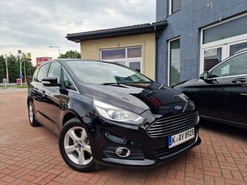 Ford S-Max II Van 1.5 EcoBoost 160KM 2016 Ford S-Max 1.6 Benzyna Titanium Grzane Fotele, zdjęcie 9