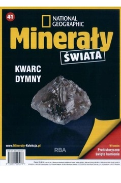 MINERAŁY ŚWIATA 41 Kwarc dymny + kamień