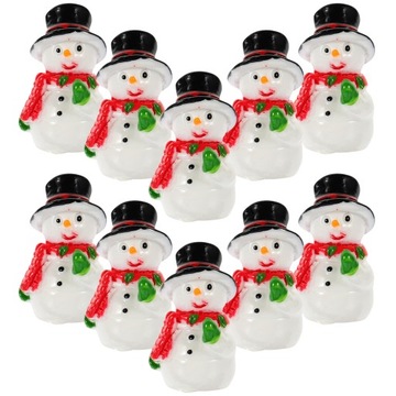 Фигурка из смолы Снеговик Миниатюры 10 шт.