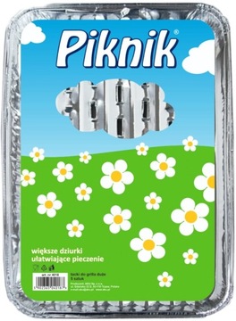 Piknik Tacki Aluminiowe do Grilla Duże 5 sztuk!
