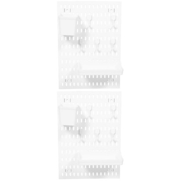 Plastikowa tablica perforowana Drewniana modułowa 2 zestawy