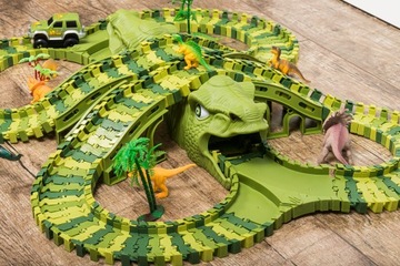 МЕГА ГОНОЧНАЯ ТРЕК XXXL ДИНОЗАВР ДИНОПАРК 200 ЭЛ.