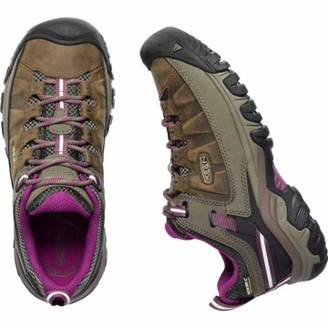 Damskie buty trekkingowe Keen TARGHEE III WP W weiss/boysenberry|40 EU