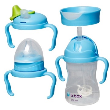 b.box kubek 240 ml, zestaw 4w1 borówkowy, 1 szt.