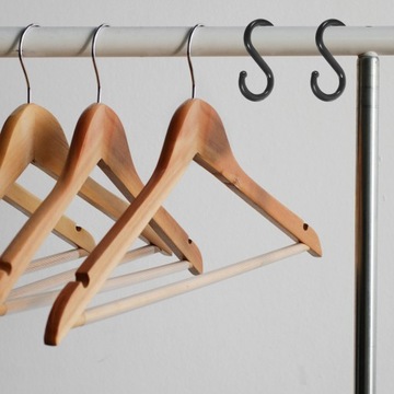 Крючки Пальто Пластиковая вешалка для одежды Крючок S-образной формы