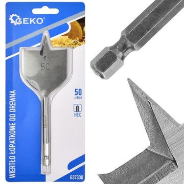 WIERTŁO DO DREWNA FORNIRU WIÓROWYCH HEX 1/4