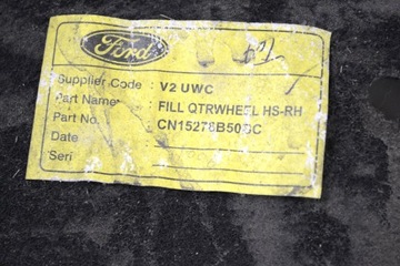 FORD ECOSPORT 1.0 2016 RHD ZADNÍ PRAVÁ PODBĚH