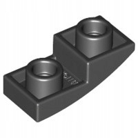 Lego Daszek 2x1 odwr 1szt 24201 6147050 Czarny New