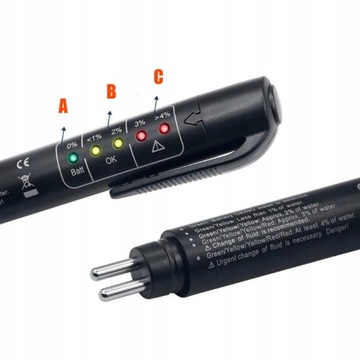 ТЕСТЕР ТОРМОЗНОЙ ЖИДКОСТИ AMiO DOT 4 5 LED