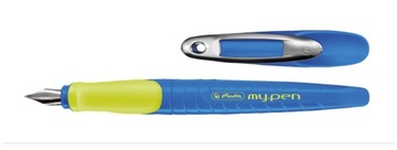 ПЕРЬЕВАЯ РУЧКА HERLITZ СИНЯЯ ДЛЯ ПРАВШИ