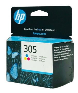 Tusz HP 305 Kolorowy CMY 3YM60AE Oryginalny HP Deskjet 2710 2720 2721 2320