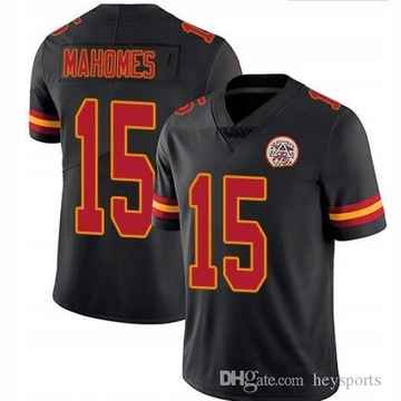 Czerwona koszulka Kansas City Chiefs Patrick Mahomes 2023 Americana De Futebol