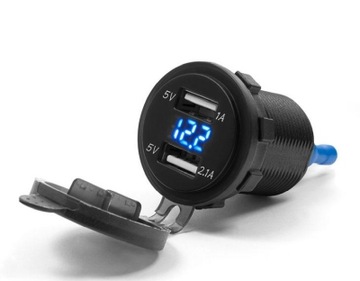 MOTOCYKLOWE GNIAZDO USB - MUS10